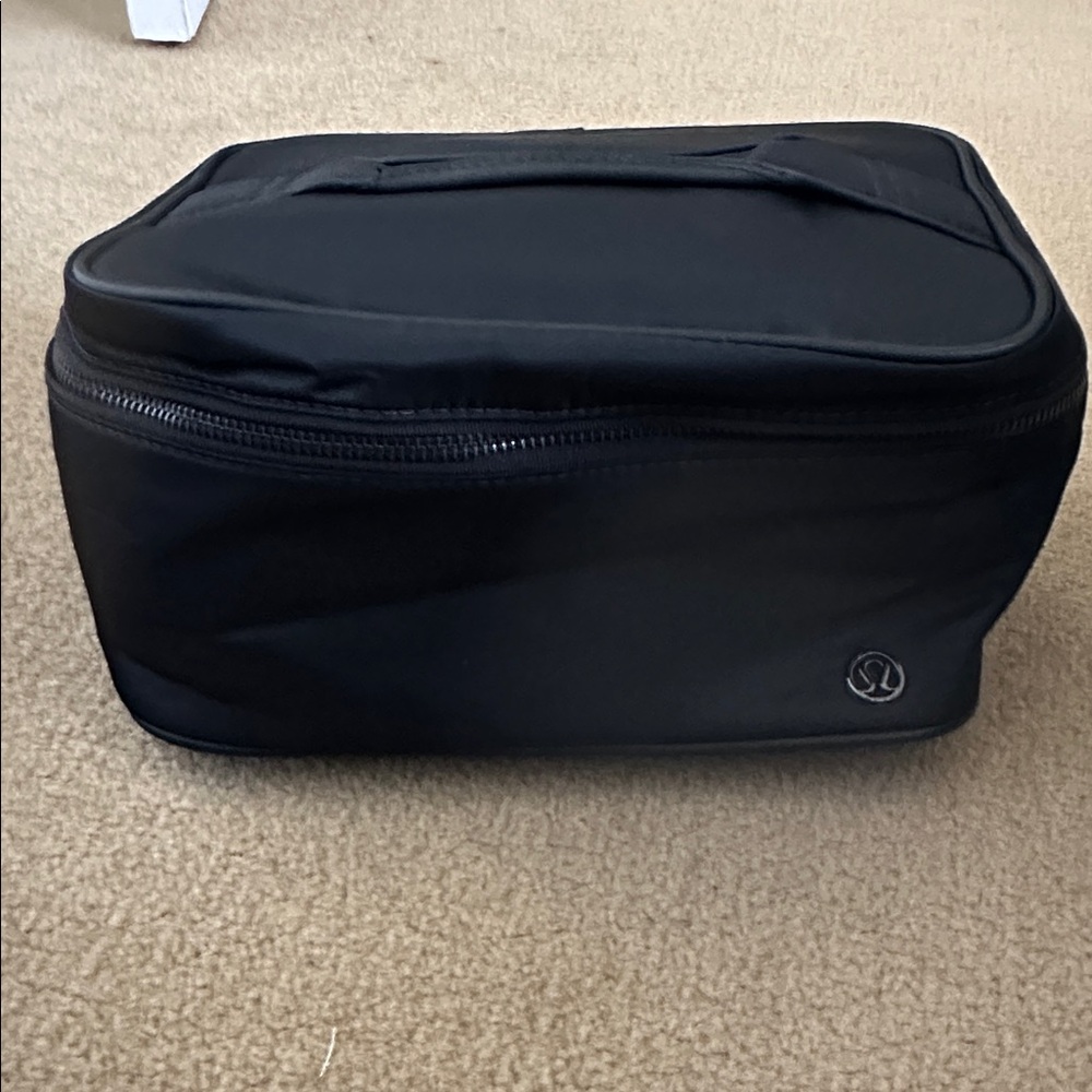 Black Travel Organizer Cosmetic Bag - Women